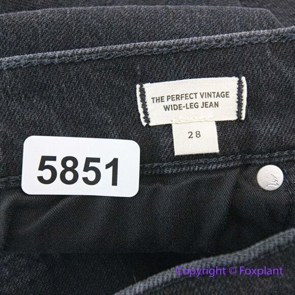 NEW Madewell The Perfect Vintage Wide-Leg Jean Belmere Wash, 28 - Picture 13 of 15
